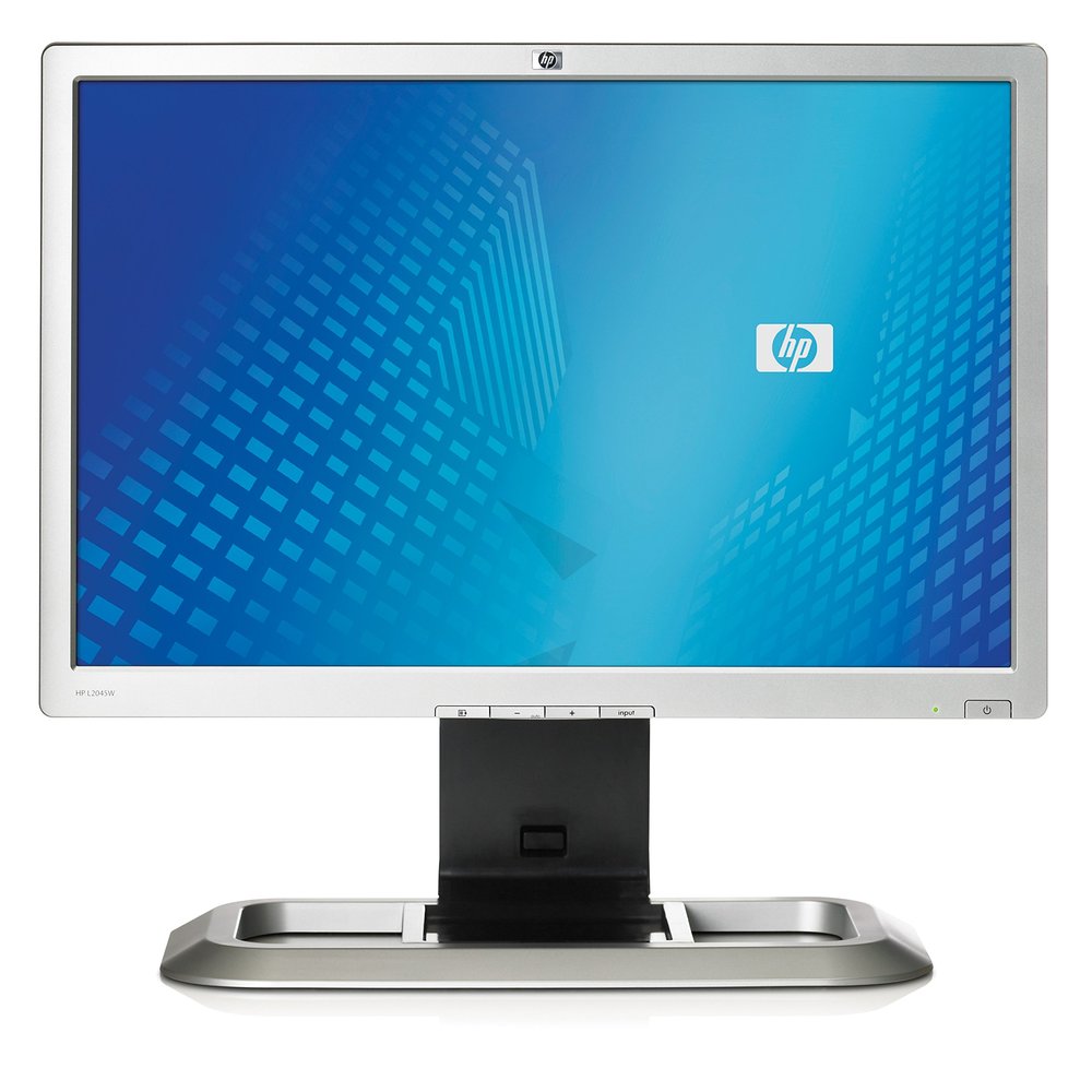 HP L2045w Widescreen LCD Monitor - 20.1" - Silver, Carbonite (Renewed)