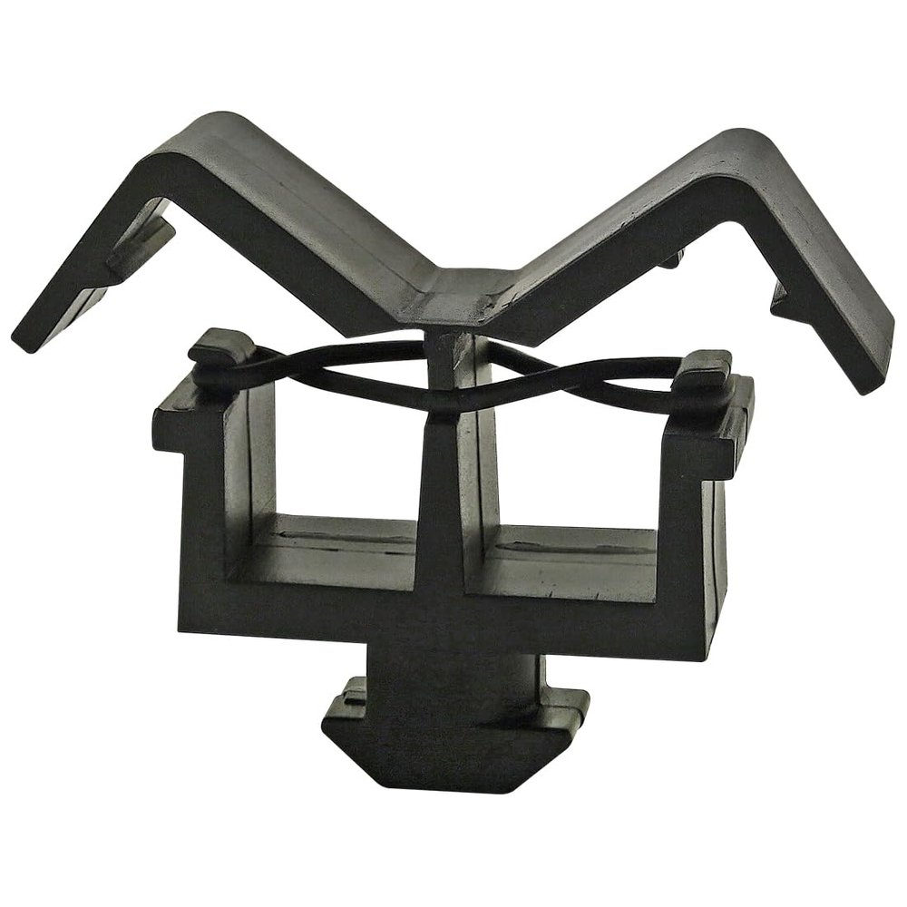 8020, 12320, 45 Series, Cable and Wire Management Clip, Drop in, Wire Organization for 80/20 Aluminum Extrusions Black Nylon (25 Pack)