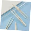 Tofficu 24pcs Professional Long Tweezers of Craft Tweezers Flat Tips for Jewelry Making Stamp Projects view 2
