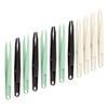 Tofficu 24pcs Professional Long Tweezers of Craft Tweezers Flat Tips for Jewelry Making Stamp Projects view 3