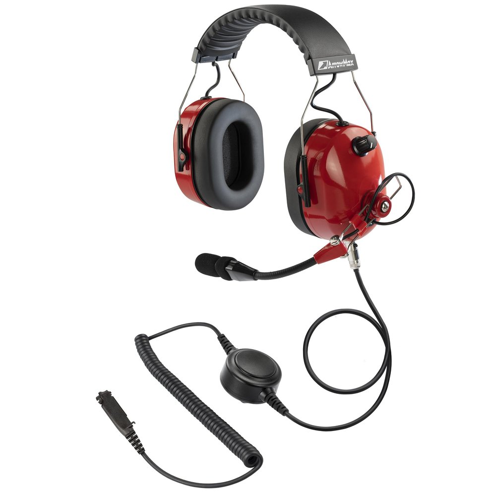 Arrowmax AHDH0042-RD-S2 Two Way Radio Noise Cancelling Headset for Sepura STP8000