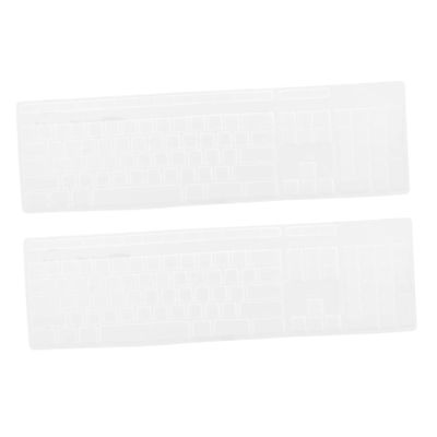 Gatuida 2pcs Transparent Keyboard Film Compatible and Dustproof Keyboard Touch Easy Application for Use