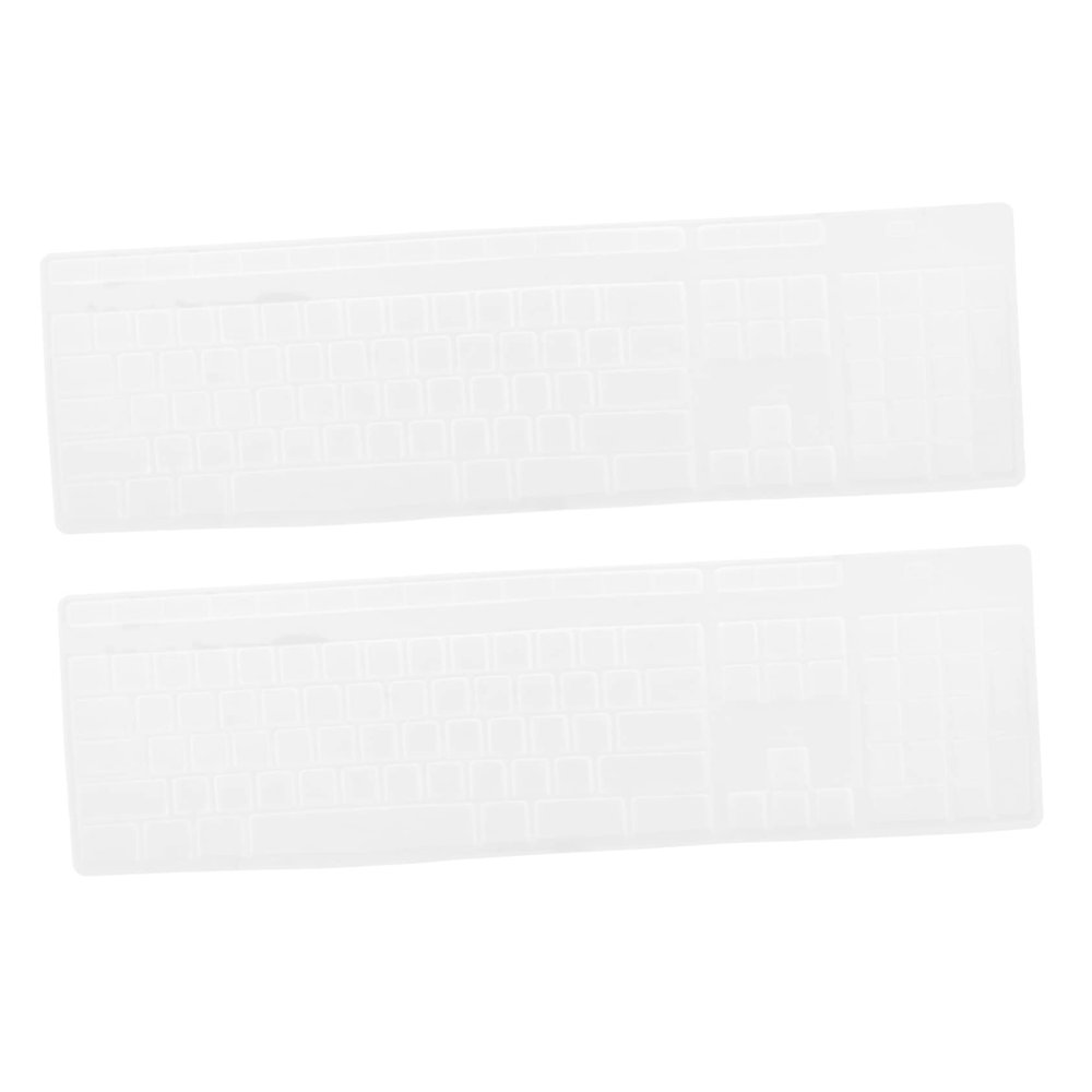 Gatuida 2pcs Transparent Keyboard Film Compatible and Dustproof Keyboard Touch Easy Application for Use