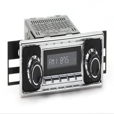 RetroRadio Compatible with 1987 Audi 4000 Series Features Include Bluetooth, HD, SiriusXM Ready, AM/FM LC-M4-308-409-39-78PA