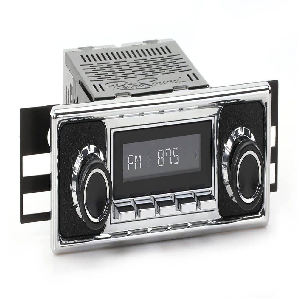 RetroRadio Compatible with 1987 Audi 4000 Series Features Include Bluetooth, HD, SiriusXM Ready, AM/FM LC-M4-308-409-39-78PA