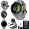 Garmin Approach S70 Golf Smartwatch | Full-Color CourseView Maps AMOLED Display | Advanced Shot Execution & Putt Alignment | Immersive Golfing Experience w/Signature Stand Power Bundle view 1