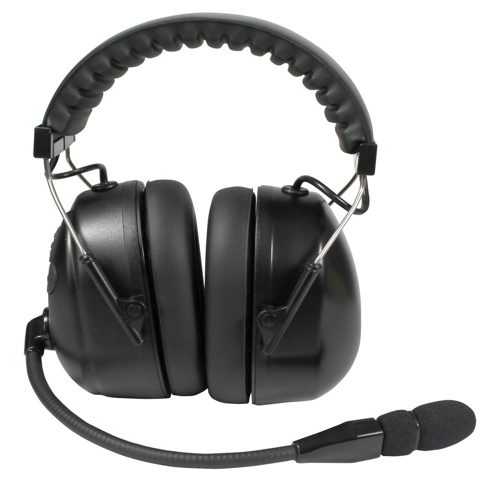 PRYME Wireless Dual-Muff Headset w/Boom Mic (BTH-800-MAX-OHB)