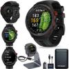 Garmin Approach S70 Golf Smartwatch, Full-Color CourseView Maps AMOLED Display, Advanced Shot Execution & Putt Alignment, Immersive Golfing Experience w/Signature Stand Power Bundle view 1