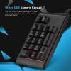 Mechanical Numeric Keypad, USB Wired Number Pad with 3 Color Backlit, Portable Backlight Gaming Keypad Numpad for Laptop PC view 4