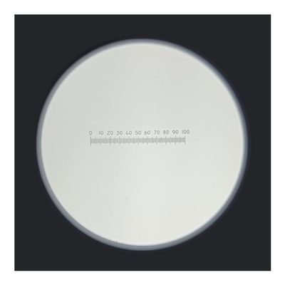 Lab Microscope Slides DIV 0.05mm Microscope Micrometer Calibration Slide 100mm 0.1mm Scale Horizontal Measurement Optical Glass Microscope Accessories Microscope Parts (Color : for Eyepiece)