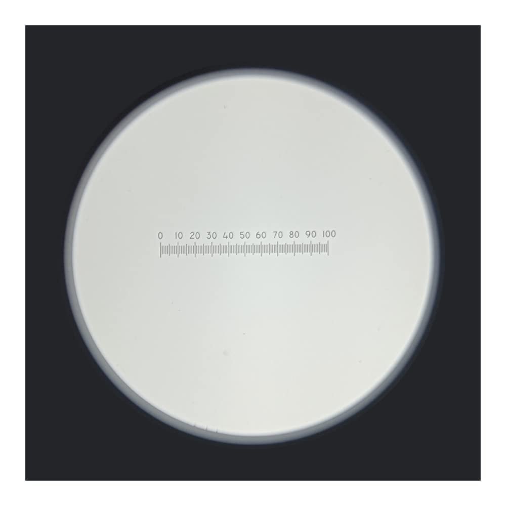 Lab Microscope Slides DIV 0.05mm Microscope Micrometer Calibration Slide 100mm 0.1mm Scale Horizontal Measurement Optical Glass Microscope Accessories Microscope Parts (Color : for Eyepiece)