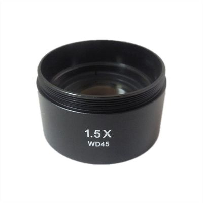 Lab Microscope Slides 0.3X 0.5X 0.75X 1X 1.5X 2X Barlow Objective Lens Working Distance Auxiliary Lens for Stereo Microscope Thread 1-7/8" M48*0.75 Microscope Parts (Color : 1.5X)