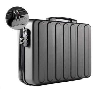 Briefcase With Combination Lock, Men's Or Women's Laptop Bag, Large-capacity Document Storage Archives Important Documents Organizing Box (Color : Black, Size : 40 * 30 * 12cm)