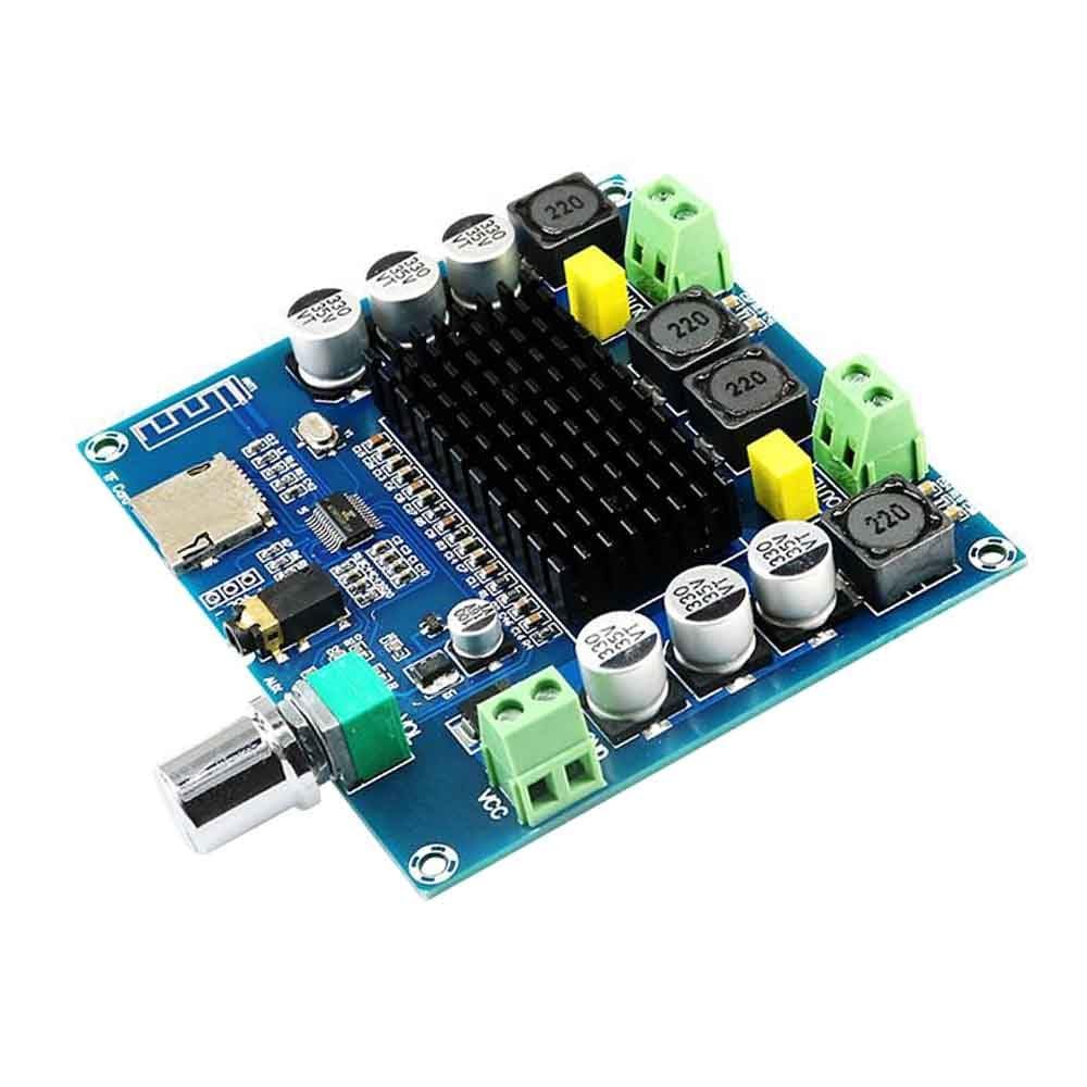 XH-A105 5.0 TDA7498 Digital Amplifier Board 2 x 100 W Stereo Audio AMP Module Support TF Card