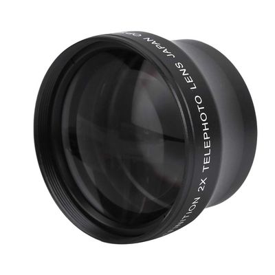 Camera Lens Scratchproof Solid Telephoto Lens External Camera