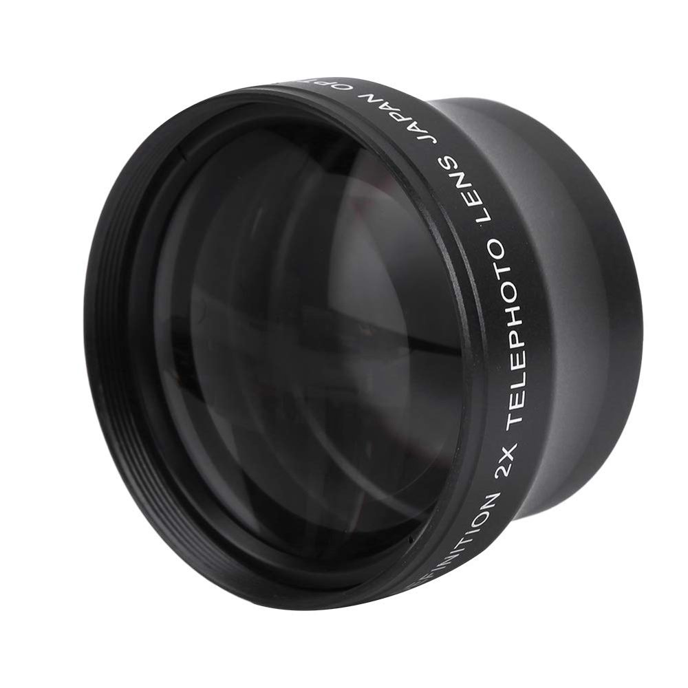Camera Lens Scratchproof Solid Telephoto Lens External Camera