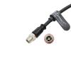 AConnect M12 X-Code 8 Pin Male to 8 Pin Male Ethernet Cable High Flexible Shielded Waterproof Cable for Cognex Industrial Camera 3M view 3