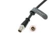 AConnect M12 8 Pin Male X-Code to 8 Pin Male X-Code Shielded Ethernet Cable for Cognex Industrial Camera High Flexible Waterproof Cable 8M view 2
