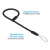 PATIKIL Camera Wrist Strap, Round Braided Adjustable Hand Wristlet Strap Lanyards Rope for DSLR Digital Camera Mirrorless Camcorder Flashlight Style2, Black view 4