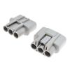 1-20Sets 3 Pin Way Sealed Car Automotive Waterproof Electronic Fan Plug Connector with Terminal Pins DJ7031YA-6.3-11/21 (Color : Female Set, Size : 20Sets) view 2