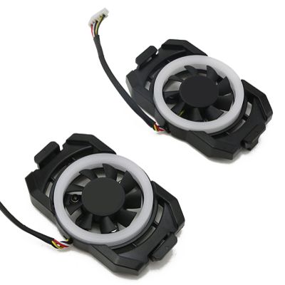 1FY04010E12S 37mm 12V 0.03A 6 Pin Graphics Card Cooling Fan Replacement for ZOTAC RTX 2060 2070 2070SUPER 2080 2080Ti Plus RGB Video Card Cooler Fans (2PC)