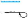 PATIKIL Camera Wrist Strap, Round Braided Adjustable Hand Wristlet Strap Lanyards Rope for DSLR Digital Camera Mirrorless Camcorder Flashlight Style2, Grey view 2
