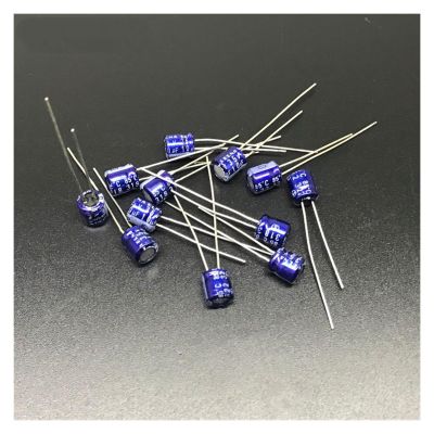 10pcs 10uF 35V 5x5mm 35V10uF Audio Capacitor Blue