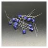 10pcs 10uF 35V 5x5mm 35V10uF Audio Capacitor Blue view 1