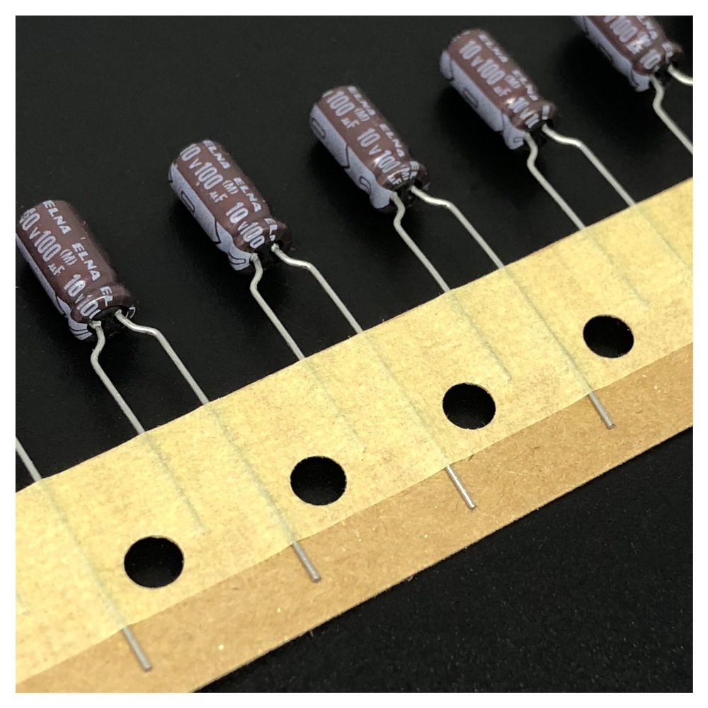 10pcs 100uF 10V RA2 Series 5x11mm 10V100uF Audio Capacitor