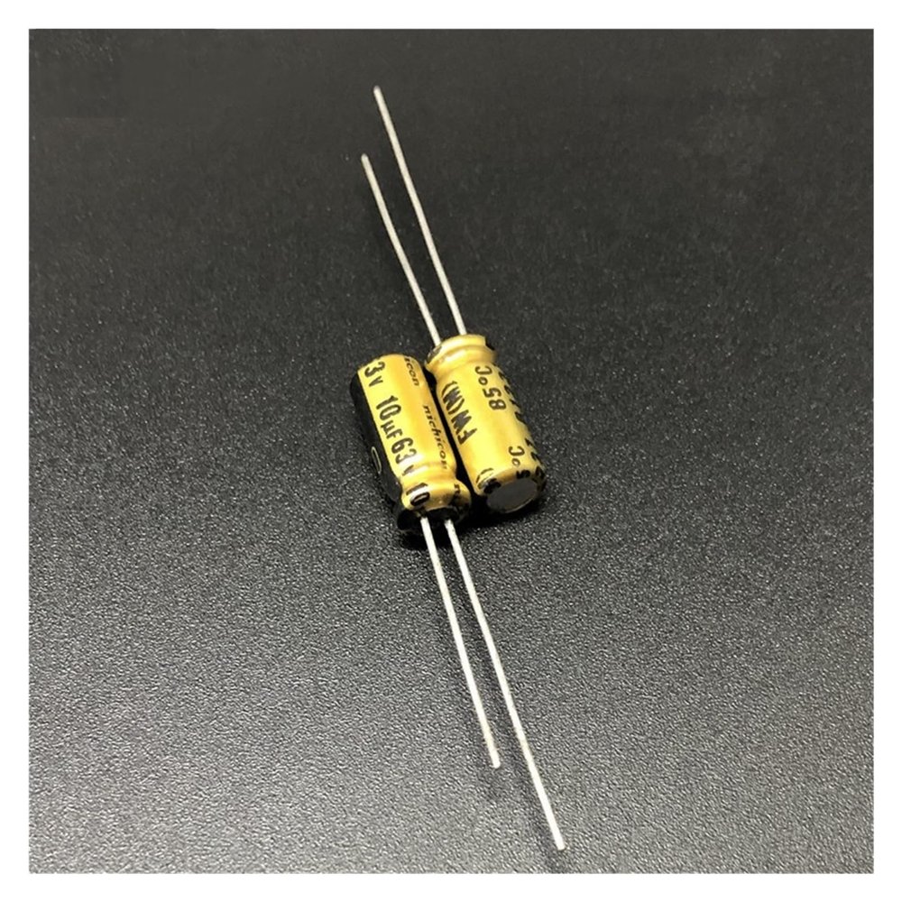 10pcs 10uF 63V Series 5x11mm 63V10uF HiFi Audio Capacitor