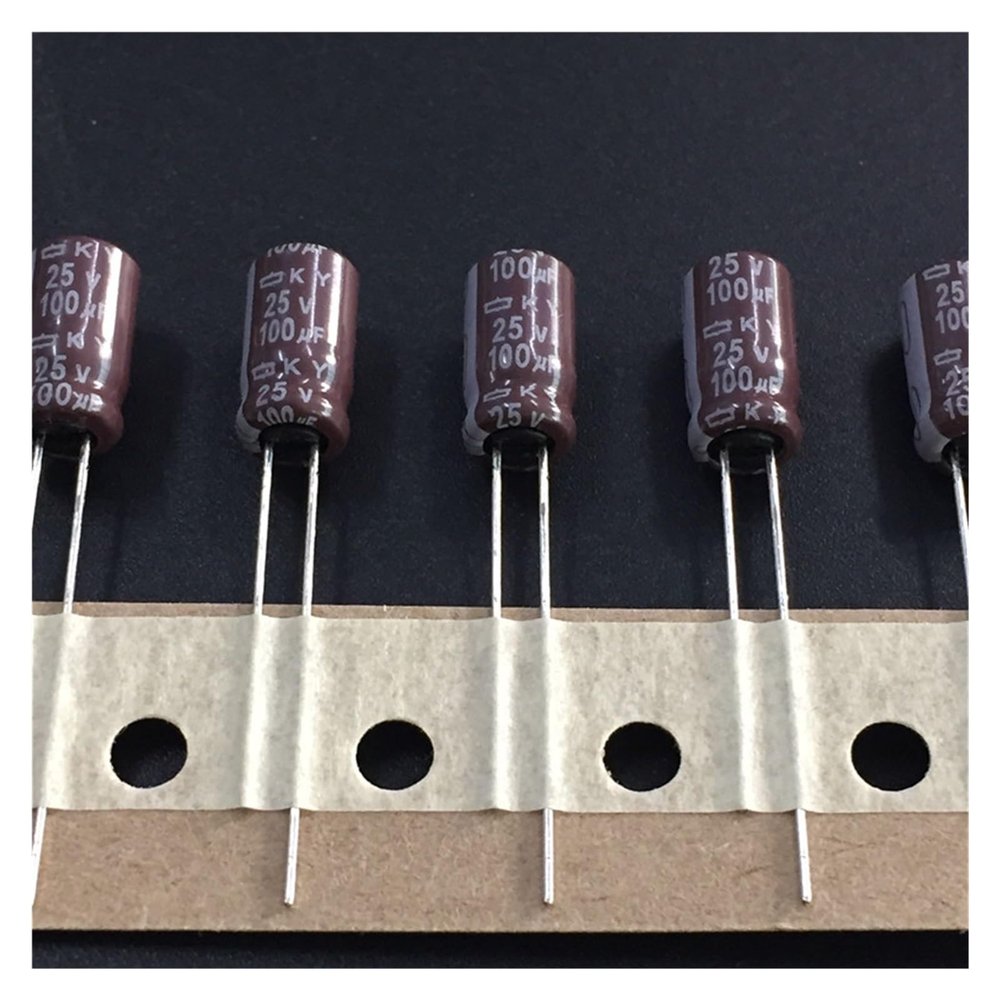 10pcs 100uF 25V Series 6.3x11mm Low Impedance Original 25V100uF Motherboard Capacitor