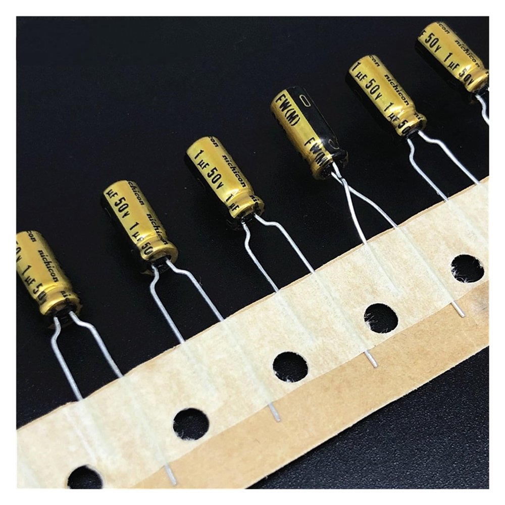 10pcs 1uF 50V Series 5x11mm 50V1uF HiFi Audio Capacitor