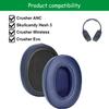 Replacement Ear Pads Compatible with Skullcandy Crusher Wireless/Crusher360/Hesh3/Hesh ANC/Hesh Evo/Venue ANC/Crusher Evo/Crusher ANC Headphones, ice Gel Ear Pads (Black) view 2
