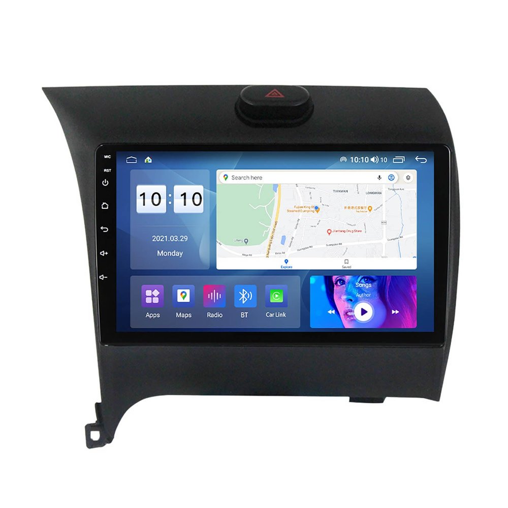 9" Touchscreen in-Dash Android 12 Car Stereo for KIA Cerato 2013-2017, with GPS Navigation, Bluetooth, WiFi/USB Tethering, Fm/Am, Wireless Carplay, Wireless Android Auto