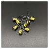 10pcs 10uF 50V 5x7mm 50V10uF Yellow Audio Capacitor view 1