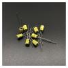 10pcs 10uF 50V 5x7mm 50V10uF Yellow Audio Capacitor view 2