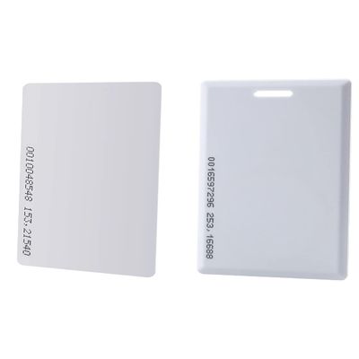 Induction ID White Card EM4100 Read-only Chip 125KHZ RFID Card for Access Control Attendance Door Opening (Thick Card, 10)