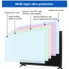 AIZYR 60/65 Inch Anti Blue Light & Anti Glare TV Screen Protector,Anti-UV Blue Light Blocking That Relieve Eye Strain and Help You Sleep Better,60in(L1327mm*W749mm) view 4