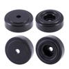 JEMOSA 4PCS Aluminum Amplifier Feet Shock Absorber Turntable Feet 30x10mm Audio CD HiFi Speaker Isolation Feet Pad Speaker Spikes Stand feet (Black) view 1