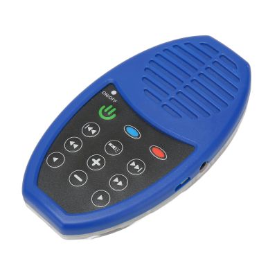 Cuifati Portable Bible Player,Solar Charging Portable Electronic Bible Reader,Audio Bible Player with LED Light for Bible Listener (Blue)