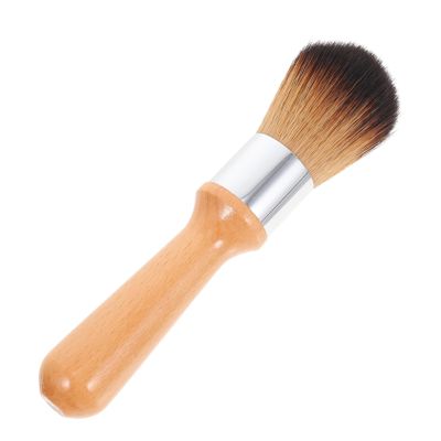 Healeved Wood Handle Soft Bristle Cleaning Brush High Elastic Dust Removal Brush for Home and Collectables Small Wooden Dust for Delicate Surfaces and Statues