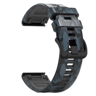 ANZOAT QuickFit 22 26mm Smart Watch Bracelet Straps For Garmin Fenix 7 7X 6X 6 Pro 5X 5 Silicone Watchband Band Accessories Wristband (Color : D, Size : 22mm Width)