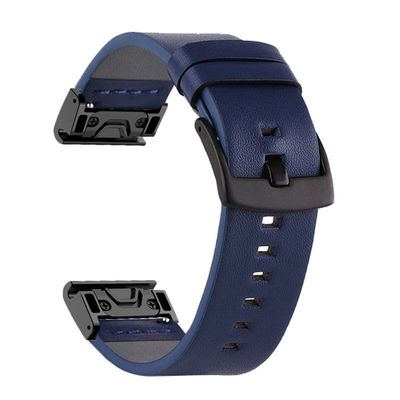 ANZOAT Leather Watchbands Quick Release Straps For Garmin Fenix 6 6X Pro 5X 5 Plus 3HR Fenix 7X 7 Forerunner 935 945 Instinct 2 Belt (Color : Medium, Size : For D2 Bravo)