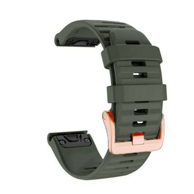 ANZOAT For Garmin Fenix 5S strap silicone watchband 20mm For Fenix 6S 6S Pro Mk2S 5S Plus GPS sport Easy Fit Quick Release wristband (Color : A, Size : For Fenix 5S Sapphire)