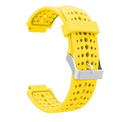 MGTCAR Watchband For Garmin Forerunner 230 620 235 735 735 XT Sport Smart Watch Replacement Bracelet Silicone Wrist Strap Watch Band (Color : Yellow)