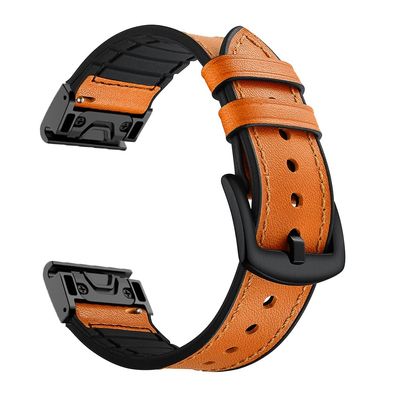 QPDRNC Strap Bracelet For Garmin Fenix 7 7X 5 5X Plus 6 6X Pro 3 3HR Watchbands Band QuickFit Leather Easyfit WristBand Epix/Instinct 2 (Color : C, Size : For Epix)