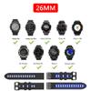 IENYU 20mm 22mm 26mm Silicone WatchBand For Fenix 6 GPS/Fenix 6 PRO GPS/Fenix 6 Sapphire GPS Band Smart Watch Strap Wristband (Color : D, Size : 22mm Fenix 5) view 3