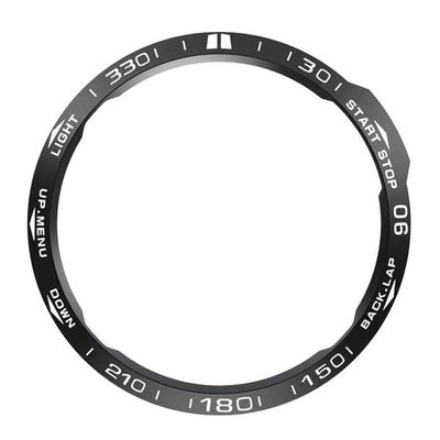 BUDAY For Garmin Fenix 6X Pro/6X Sapphire Smart Watch Bezel Ring Stainless Steel Adhesive For Garmin Fenix 5 6 Anti-scratch Cover Ring (Color : A, Size : For Garmin Fenix 6)