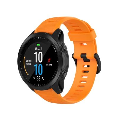 RORFFK Watchband Straps For Garmin Forerunner 945 935 Fenix 5 Plus quatix5 Silicone Smart Watch Band Outdoor Sport 22mm Wristband Correa (Color : Orange, Size : Forerunner 935)