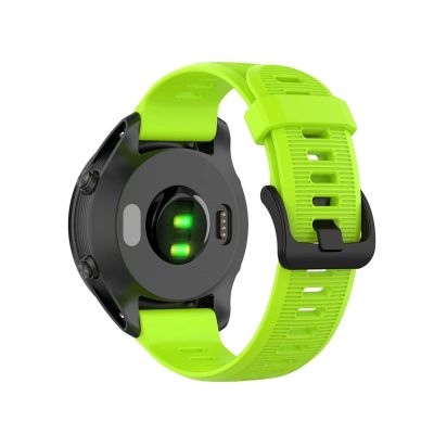 RORFFK Watchband Straps For Garmin Forerunner 945 935 Fenix 5 Plus quatix5 Silicone Smart Watch Band Outdoor Sport 22mm Wristband Correa (Color : Green, Size : Forerunner 935)